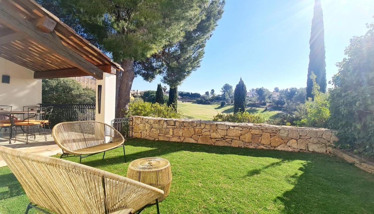 Superbe Villa-Domaine Avec Golf Piscine Et Tennis Saint-Cyr-sur-Mer Eksteriør billede